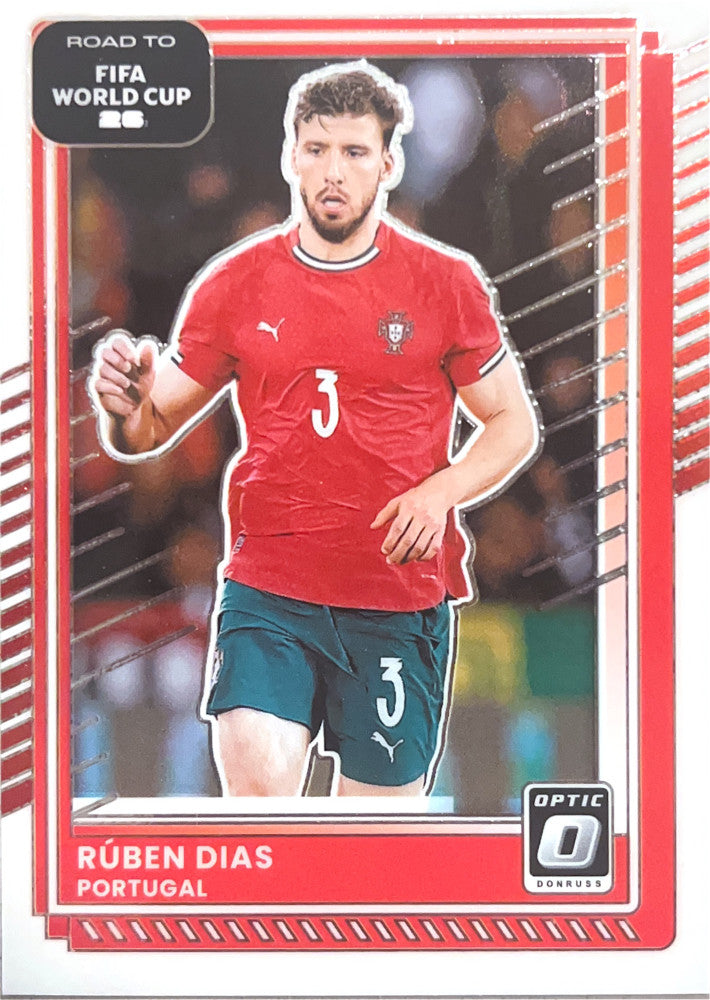 Ruben Dias #93 Portugal | 2025-26 Donruss Road to FIFA World Cup Optic Parallel