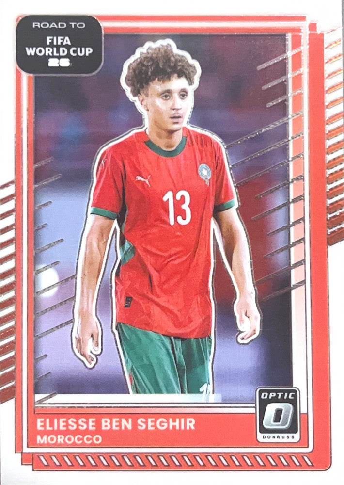 Eliesse Ben Seghir #98 Morocco | 2025-26 Donruss Road to FIFA World Cup Optic Parallel