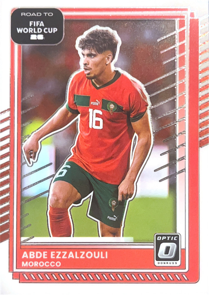 Abde Ezzalzouli #101 Morocco | 2025-26 Donruss Road to FIFA World Cup Optic Parallel