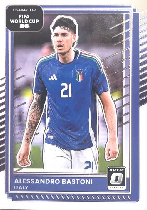 Alessandro Bastoni #119 Italy | 2025-26 Donruss Road to FIFA World Cup Optic Parallel