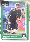 Santiago Gimenez #75 Mexico | 2025-26 Donruss Road to FIFA World Cup Optic Parallel