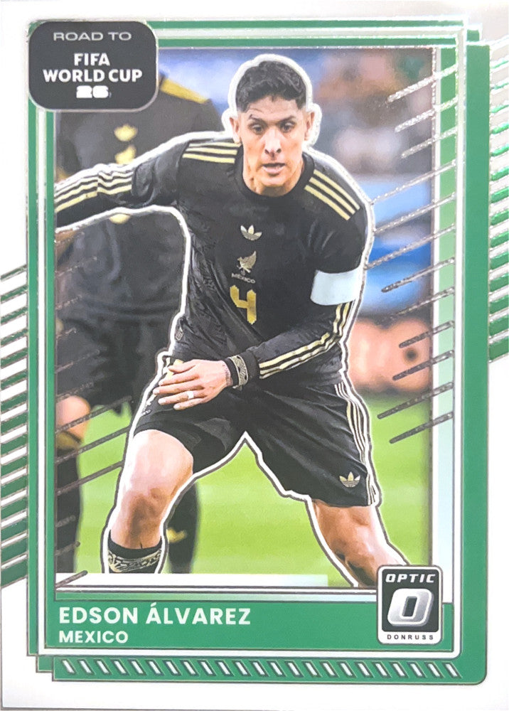 Edson Alvarez #76 Mexico | 2025-26 Donruss Road to FIFA World Cup Optic Parallel