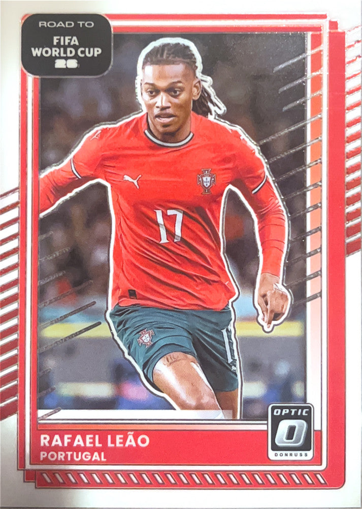 Rafael Leao #84 Portugal | 2025-26 Donruss Road to FIFA World Cup Optic Parallel