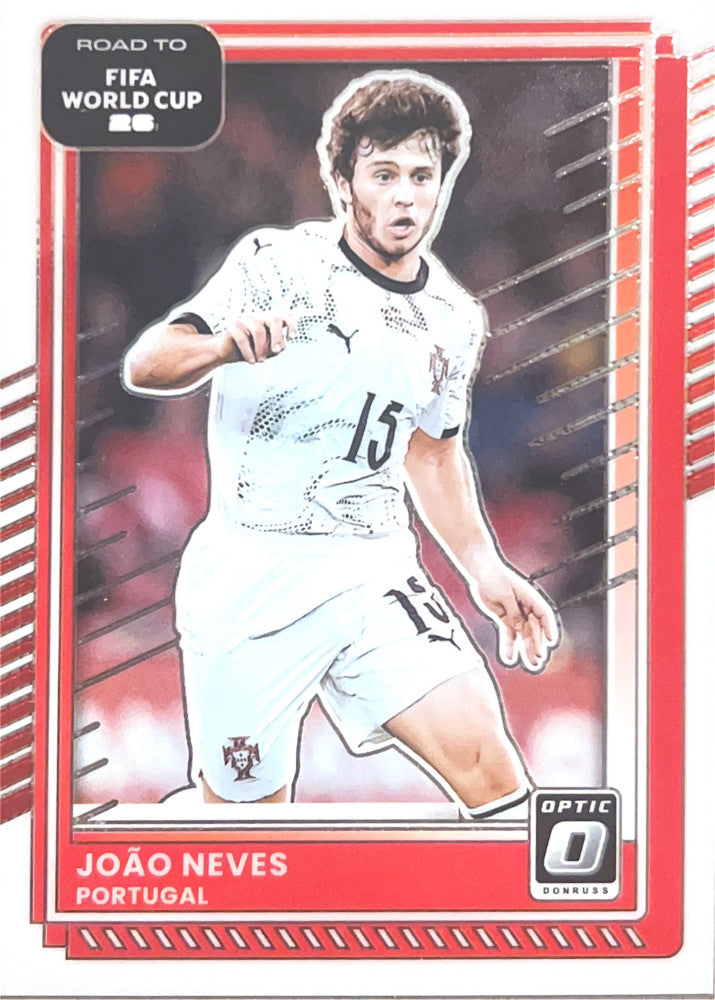 Joao Neves #86 Portugal | 2025-26 Donruss Road to FIFA World Cup Optic Parallel