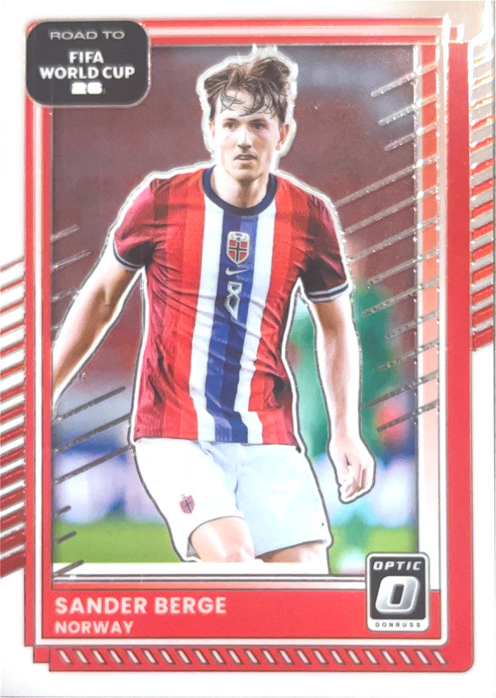 Sander Berge #171 Norway | 2025-26 Donruss Road to FIFA World Cup Optic Parallel