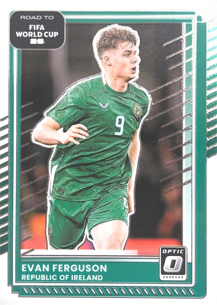 Evan Ferguson #174 Republic of Ireland | 2025-26 Donruss Road to FIFA World Cup Optic Parallel