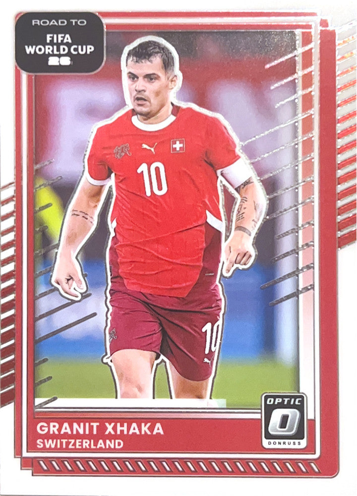 Granit Xhaka #177 Switzerland | 2025-26 Donruss Road to FIFA World Cup Optic Parallel
