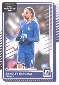 Bradley Barcola #135 France | 2025-26 Donruss Road to FIFA World Cup Optic Parallel