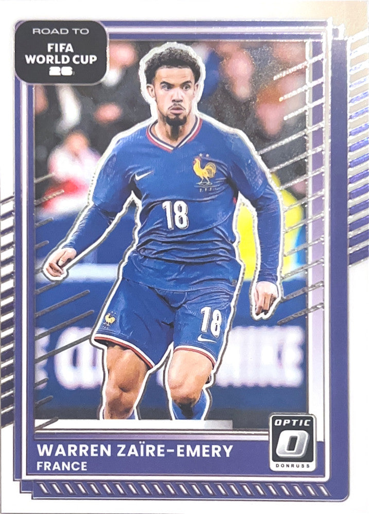 Warren Zaire-Emery #149 France | 2025-26 Donruss Road to FIFA World Cup Optic Parallel