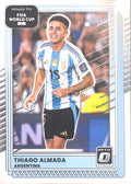 Thiago Almada #155 Argentina | 2025-26 Donruss Road to FIFA World Cup Optic Parallel