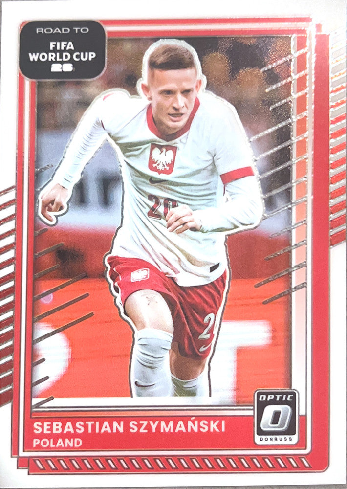 Sebastian Szymanski #199 Poland | 2025-26 Donruss Road to FIFA World Cup Optic Parallel
