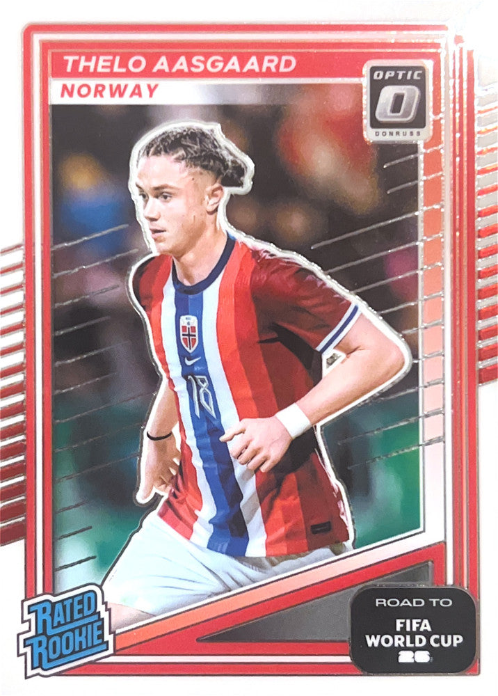 Thelo Aasgaard #224 Norway | 2025-26 Donruss Road to FIFA World Cup Optic Parallel