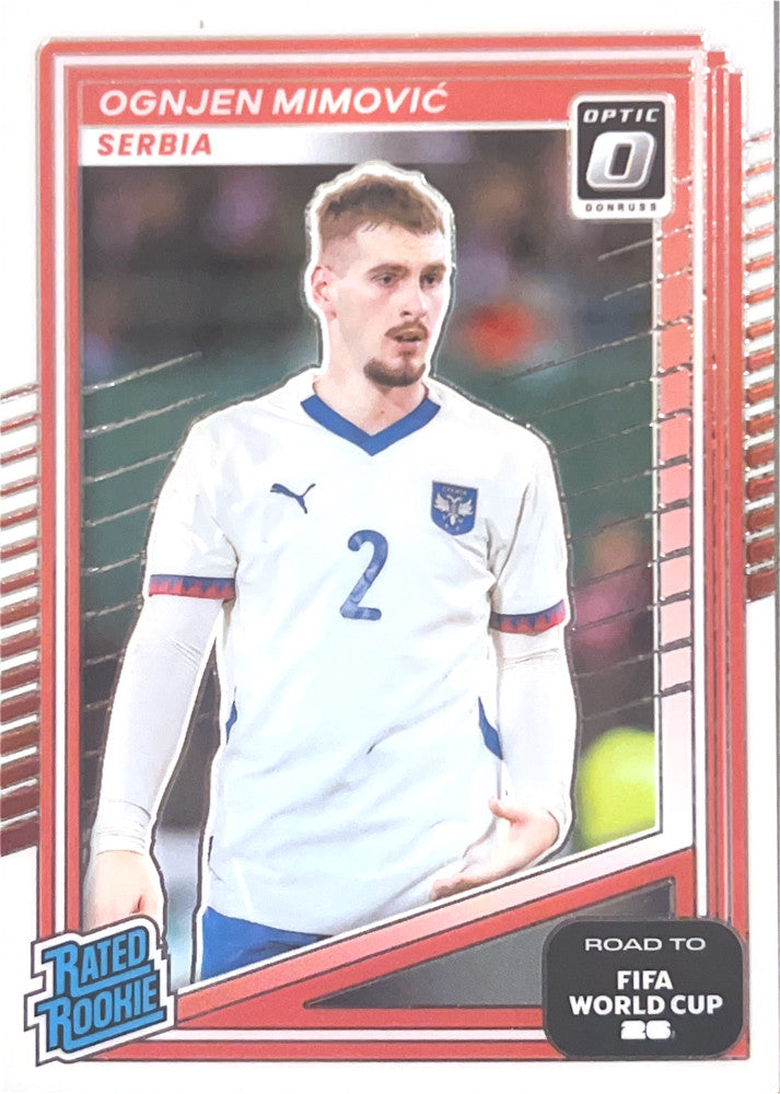 Ognjen Mimovic #241 Serbia | 2025-26 Donruss Road to FIFA World Cup Optic Parallel