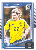 Sebastian Nanasi #245 Sweden | 2025-26 Donruss Road to FIFA World Cup Optic Parallel