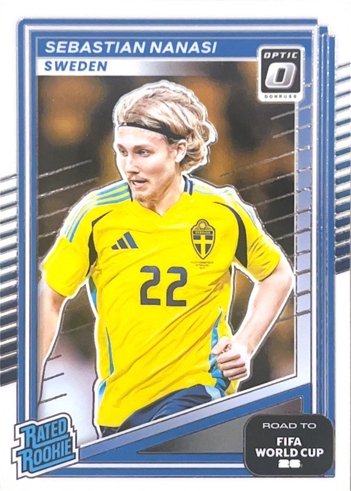 Sebastian Nanasi #245 Sweden | 2025-26 Donruss Road to FIFA World Cup Optic Parallel