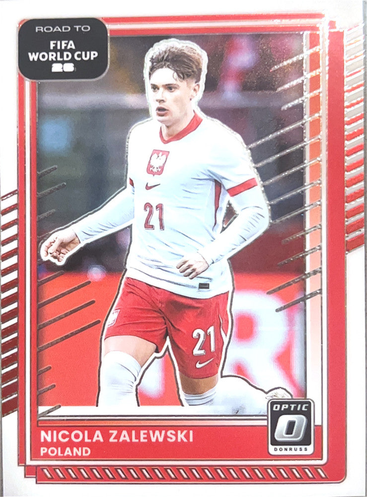 Nicola Zalewski #200 Poland | 2025-26 Donruss Road to FIFA World Cup Optic Parallel