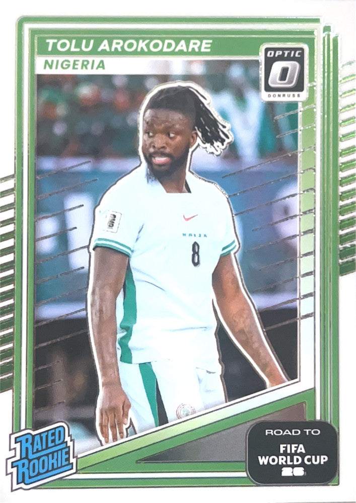 Tolu Arokodare #218 Nigeria | 2025-26 Donruss Road to FIFA World Cup Optic Parallel