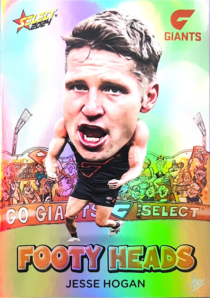 Jesse Hogan #FH39 Greater Western Sydney Giants | Footy Heads 2024 Select AFL Footy Stars