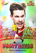 Noah Anderson #FH41 Gold Coast Suns | Footy Heads 2024 Select AFL Footy Stars