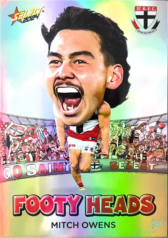 Mitch Owens #FH72 St. Kilda Saints | Footy Heads 2024 Select AFL Footy Stars