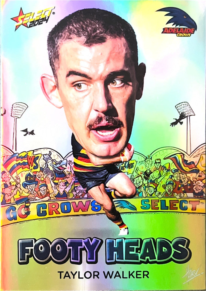Taylor Walker #FH5 Adelaide Crows | Footy Heads 2024 Select AFL Footy Stars