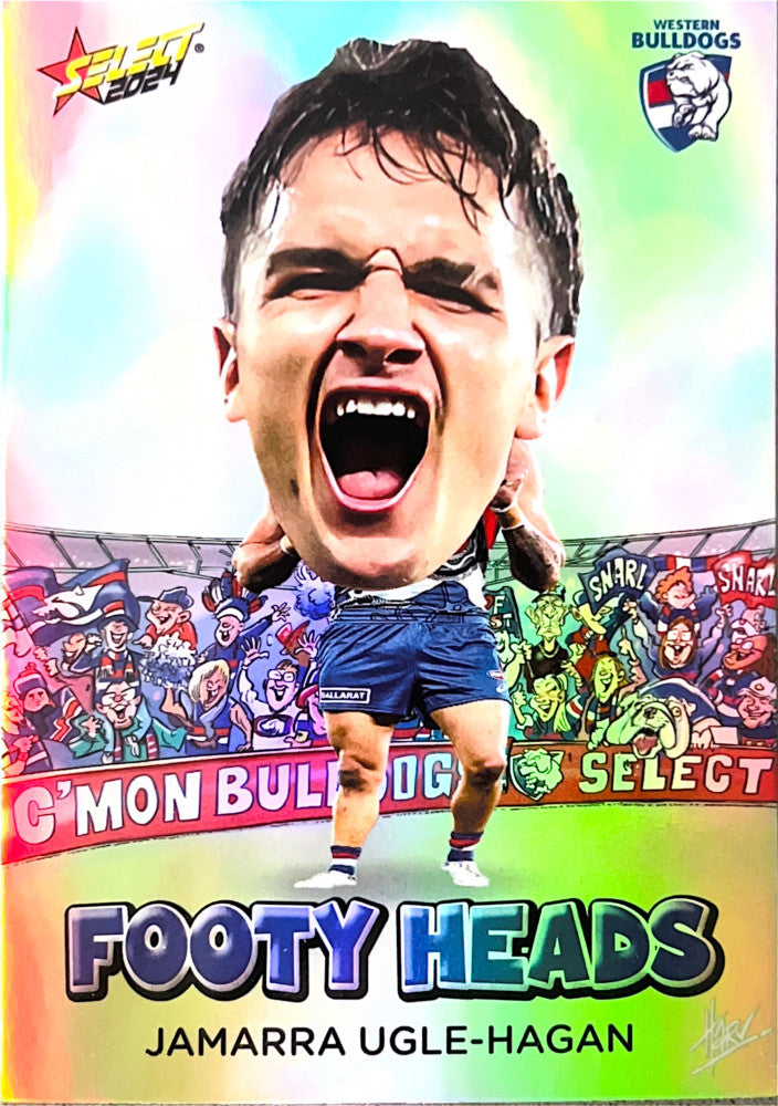Jamarra Ugle-Hagan #FH89 Western Bulldogs | Footy Heads 2024 Select AFL Footy Stars