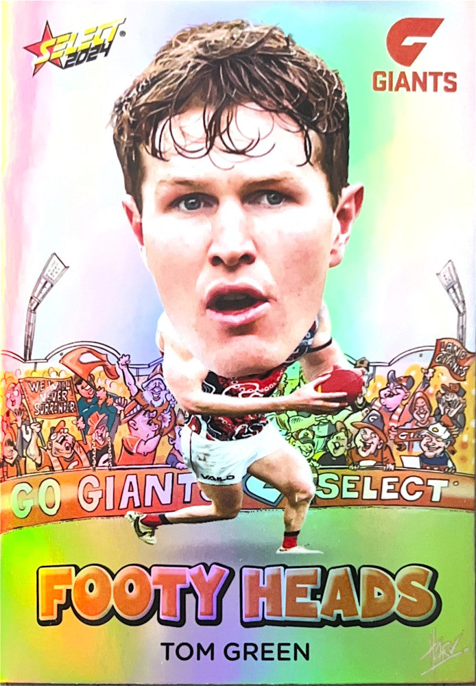 Tom Green #FH37 Greater Western Sydney Giants | Footy Heads 2024 Select AFL Footy Stars