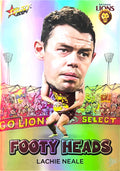 Lachie Neale #FH10 Brisbane Lions | Footy Heads 2024 Select AFL Footy Stars
