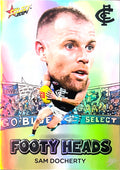 Sam Docherty #FH14 Carlton Blues | Footy Heads 2024 Select AFL Footy Stars