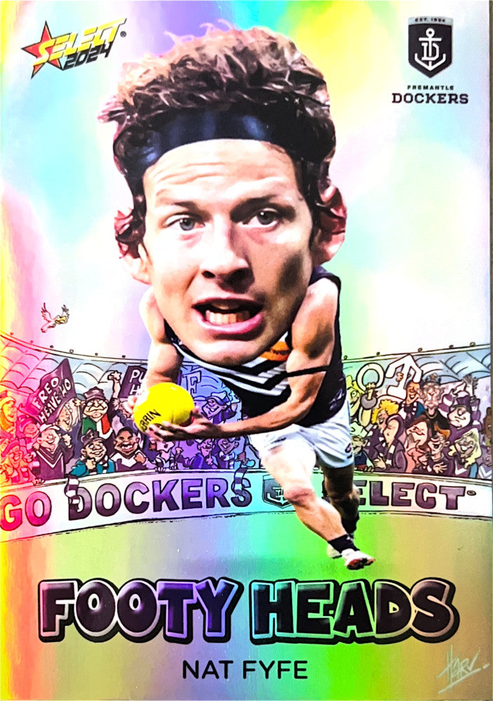 Nat Fyfe #FH27 Fremantle Dockers | Footy Heads 2024 Select AFL Footy Stars