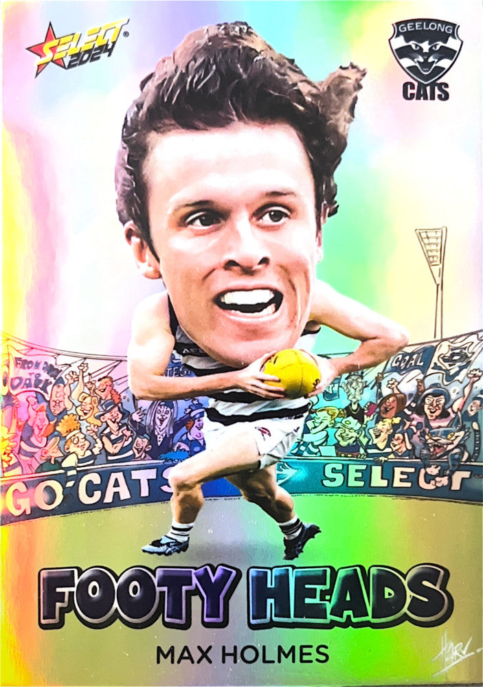 Max Holmes #FH33 Geelong Cats | Footy Heads 2024 Select AFL Footy Stars