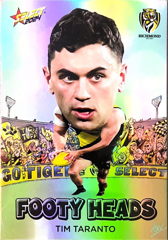 Tim Taranto #FH70 Richmond Tigers | Footy Heads 2024 Select AFL Footy Stars