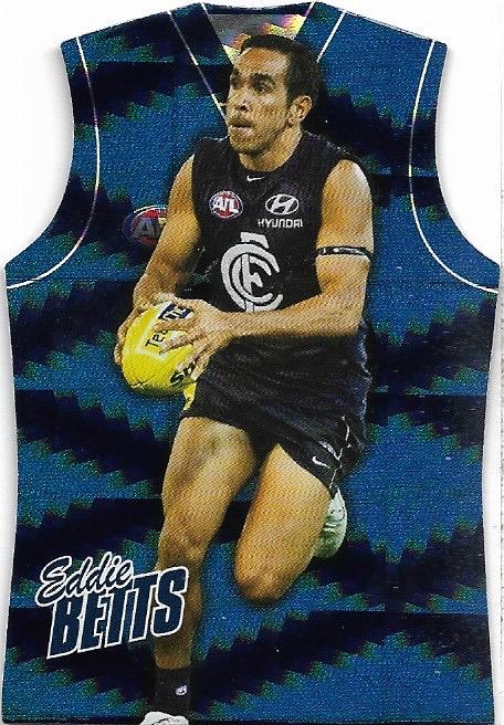 Eddie Betts #GDC35 Carlton Blues | 2010 Select AFL Champions - Holographic Guernseys