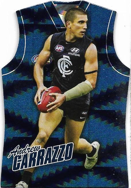 Andrew Carrazzo #GDC36 Carlton Blues | 2010 Select AFL Champions - Holographic Guernseys