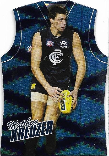 Matthew Kreuzer #GDC38 Carlton Blues | 2010 Select AFL Champions - Holographic Guernseys