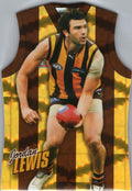 Jordan Lewis #GDC98 Hawthorn Hawks | 2010 Select AFL Champions - Holographic Guernseys