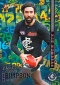 Kade Simpson #HN23 Carlton Blues | 2016 Select AFL Footy Stars Hot Numbers