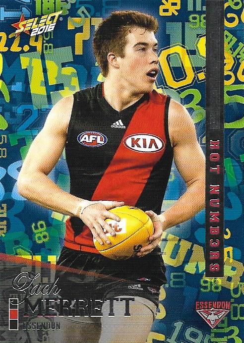 Jack Merrett #HN37 Essendon Bombers | 2016 Select AFL Footy Stars Hot Numbers