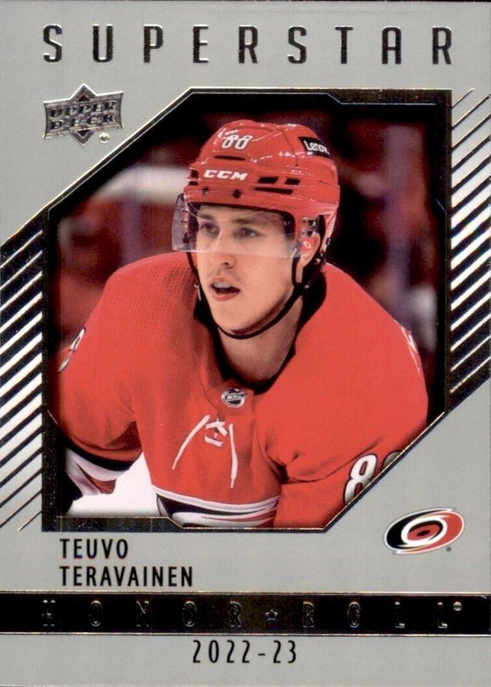 Teuvo Teravainen #HR-20 Carolina Hurricanes | 2022-23 Upper Deck - Honor Roll