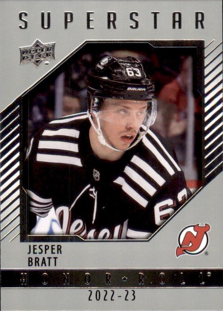 Jesper Bratt #HR-23 New Jersey Devils | 2022-23 Upper Deck - Honor Roll