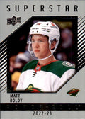 Matt Boldy #HR-26 Minnesota Wild | 2022-23 Upper Deck - Honor Roll