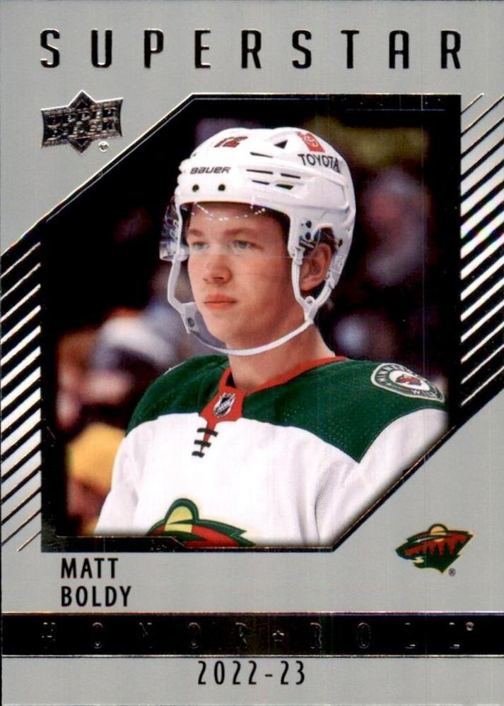 Matt Boldy #HR-26 Minnesota Wild | 2022-23 Upper Deck - Honor Roll