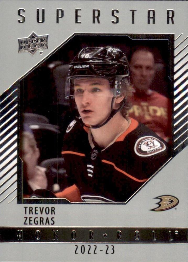 Trevor Zegras #HR-33 Anaheim Ducks | 2022-23 Upper Deck - Honor Roll