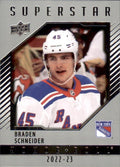 Braden Schneider #HR-38 New York Rangers | 2022-23 Upper Deck - Honor Roll