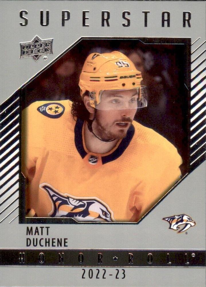 Matt Duchene #HR-42 Nashville Predators | 2022-23 Upper Deck - Honor Roll