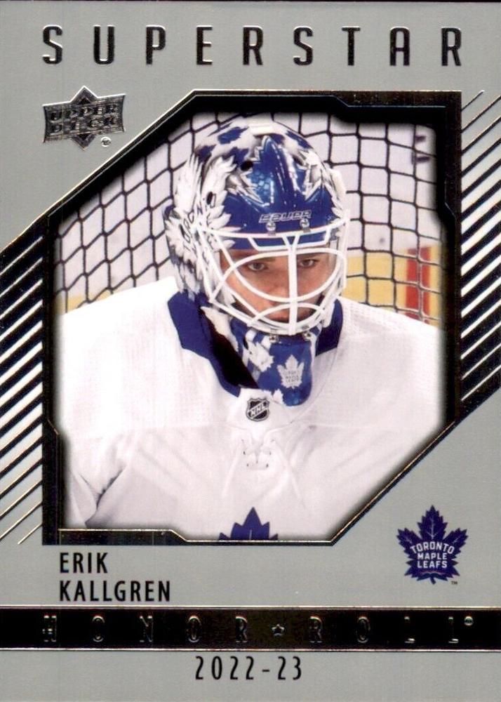 Erik Kallgren #HR-49 Toronto Maple Leafs | 2022-23 Upper Deck - Honor Roll