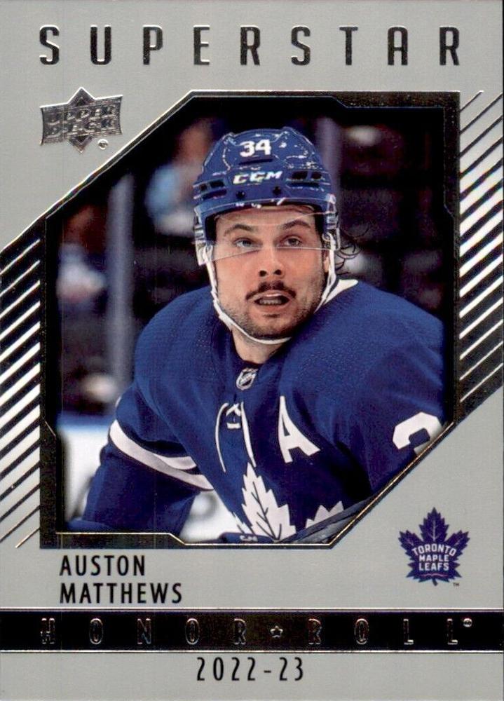 Auston Matthews #HR-5 Toronto Maple Leafs | 2022-23 Upper Deck - Honor Roll