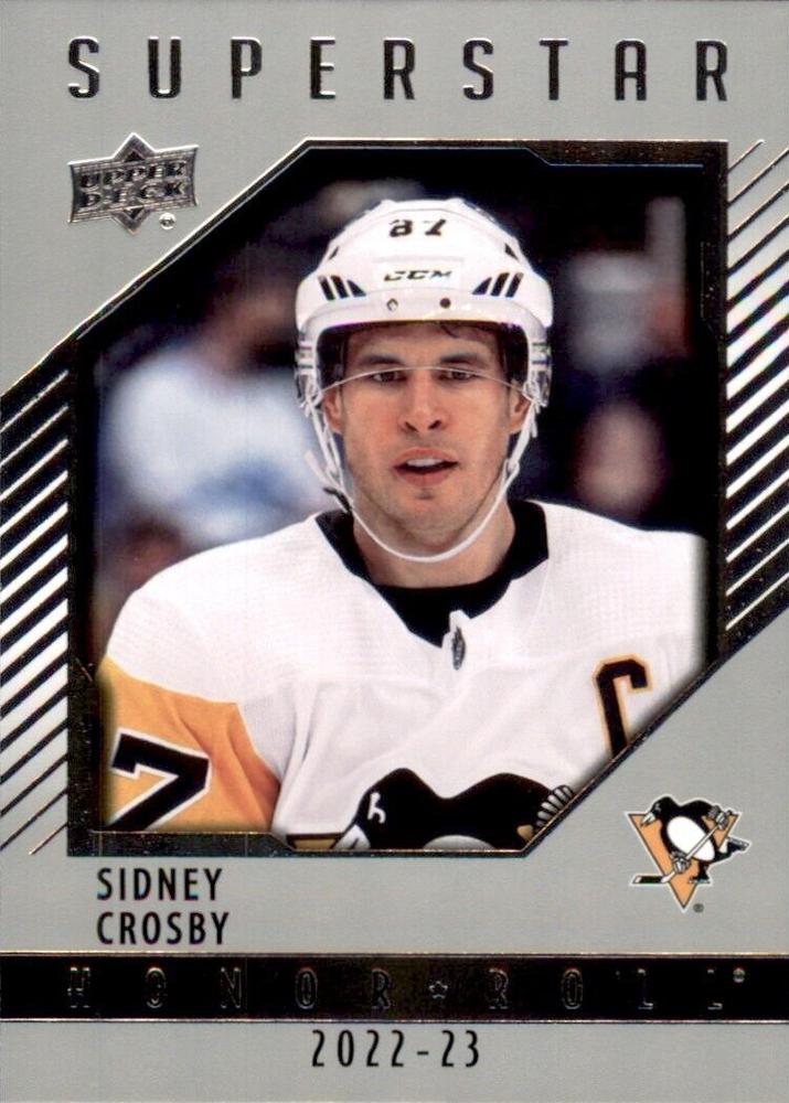 Sidney Crosby #HR-9 Pittsburgh Penguins | 2022-23 Upper Deck - Honor Roll