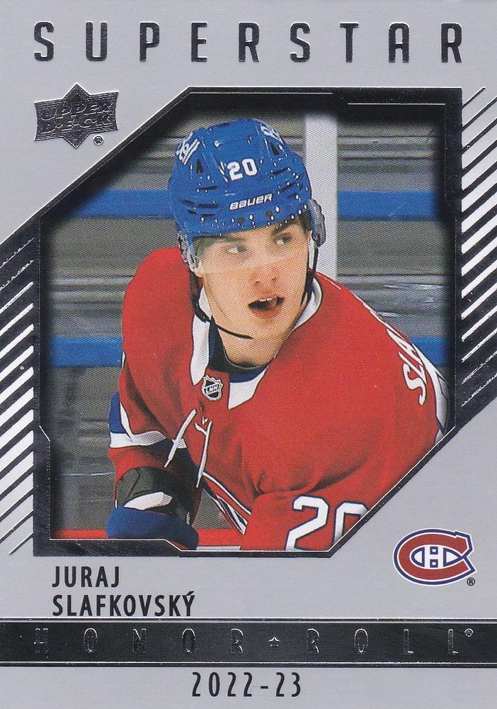 Juraj Slafkovsky #HR100 Montreal Canadiens | 2022-23 Upper Deck - Honor Roll
