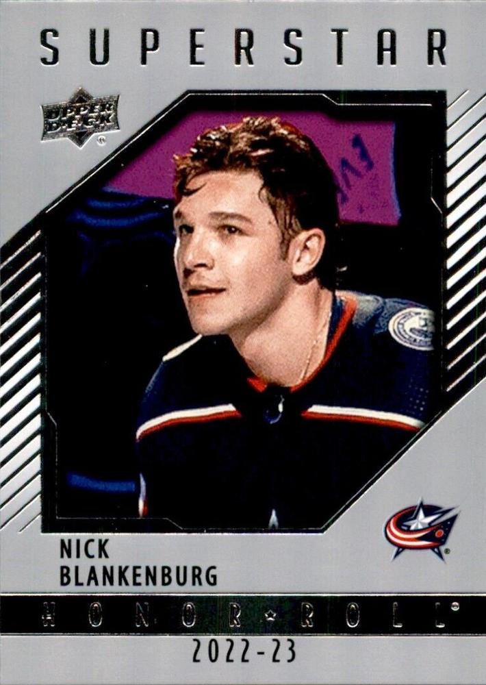 Nick Blankenburg #HR51 Columbus Blue Jackets | 2022-23 Upper Deck - Honor Roll